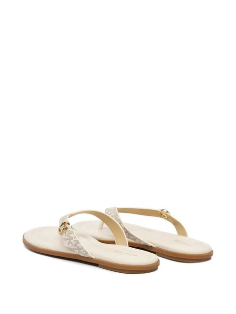 Michael Kors logo thong sandals - Neutrals - zdjęcie produktu nr 2