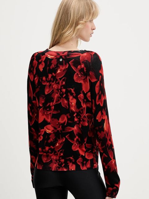 Desigual sweter LUND damski kolor czarny lekki 25WWJF16 - zdjęcie produktu nr 2