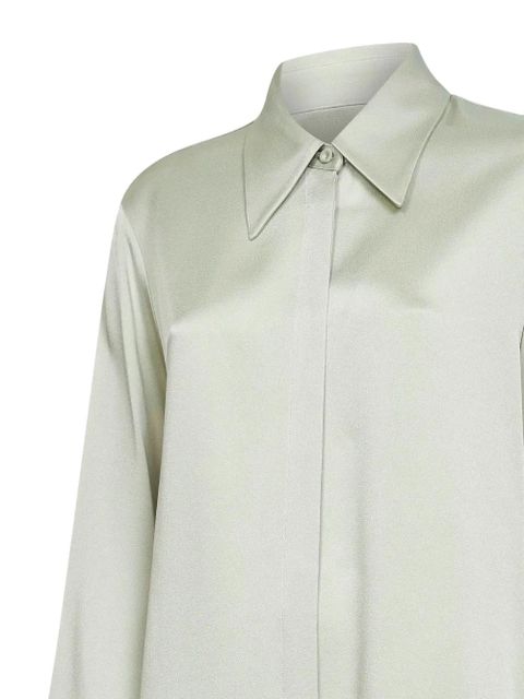Jil Sander wide-cuff shirt - Green