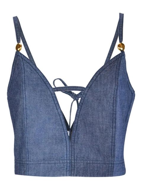 LOEWE x Paula's Ibiza tie-fastening top - Blue - zdjęcie produktu nr 1