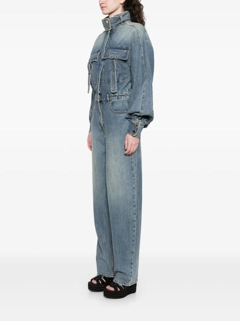 ZIMMERMANN illustration denim jumpsuit - Blue - zdjęcie produktu nr 2