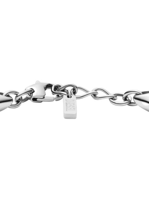 Diesel cutout oval logo bracelet - Silver