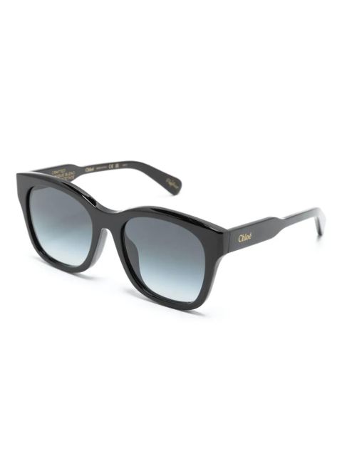 Chloé Eyewear Xena square-frame sunglasses - Black - zdjęcie produktu nr 2