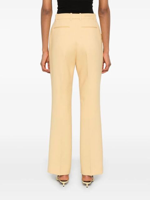 Gucci crepe wool trousers - Yellow