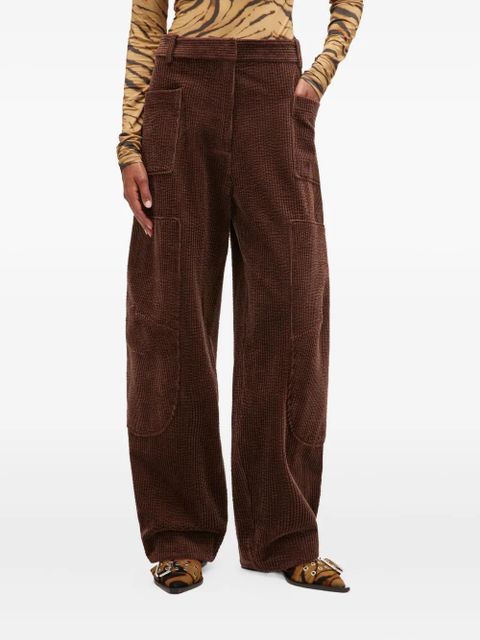 GANNI corduroy pocket trousers - Brown - zdjęcie produktu nr 2