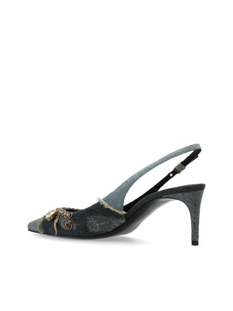 Dolce & Gabbana DNA 65mm embellished pumps - Blue