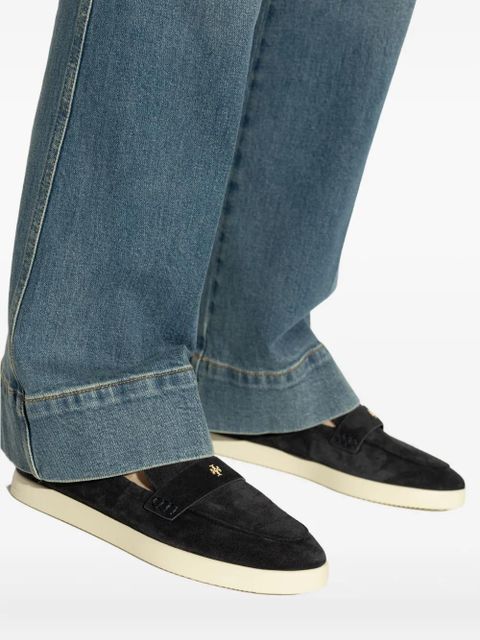 Tory Burch suede slip-on loafers - Blue