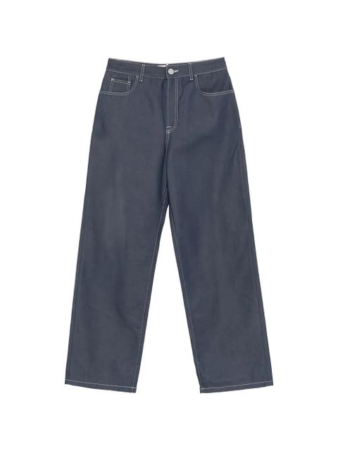 Róhe contrast-stitching jeans - Blue - zdjęcie produktu nr 1