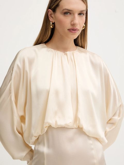 Twinset sukienka z dodatkiem jedwabiu