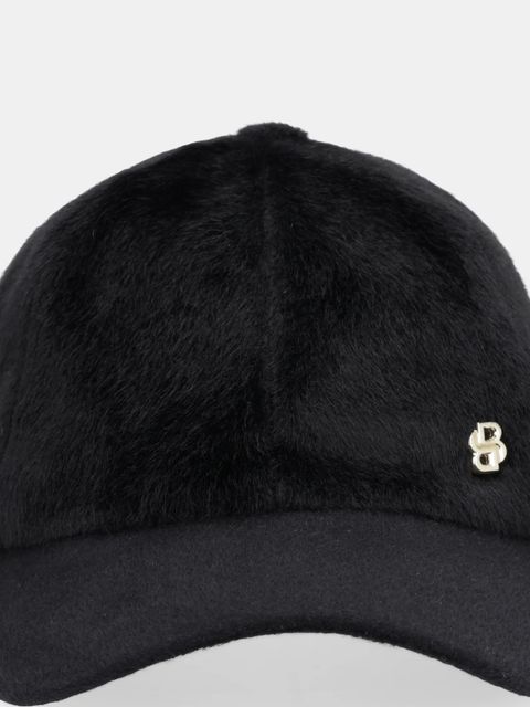 BOSS czapka z daszkiem kolor czarny 50550624