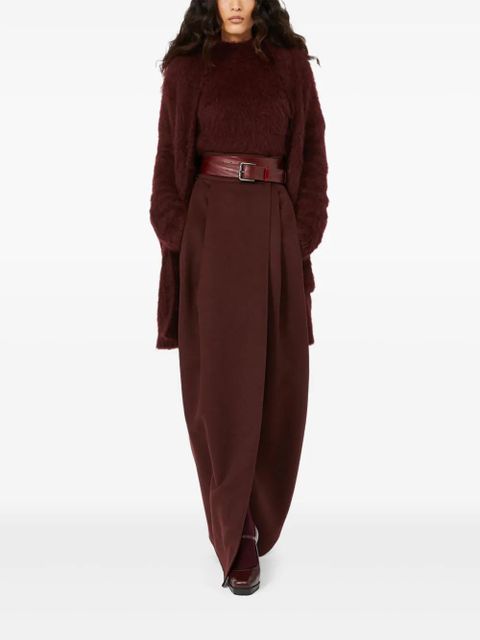 Max Mara pleated wrap skirt - Red - zdjęcie produktu nr 2