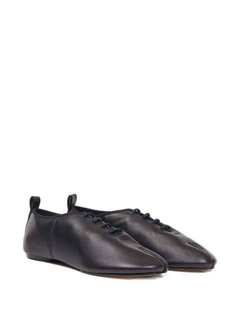 Maison Margiela leather derby shoes - Black
