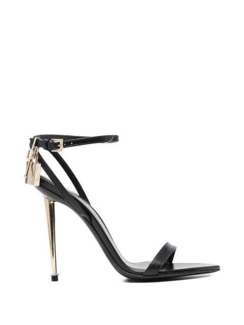 TOM FORD padlock high-heeled sandals - Black - zdjęcie produktu nr 1