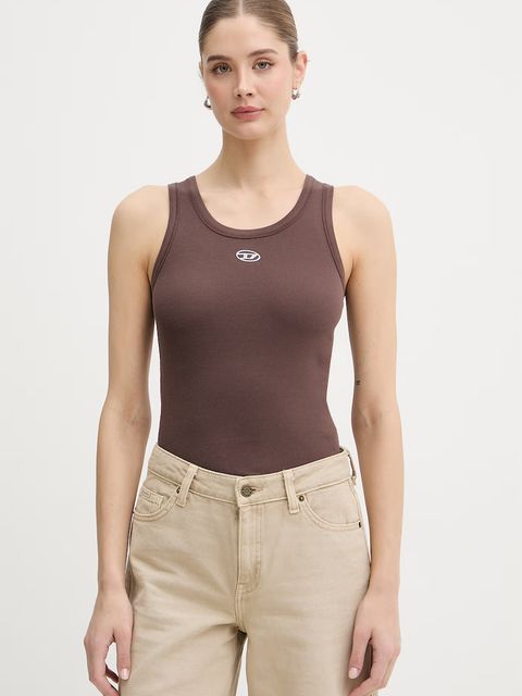 Diesel top damski bawełniany z elastanem T-ANKI-OD - zdjęcie produktu nr 2