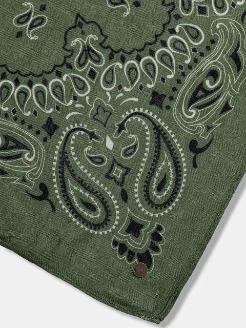 Pepe Jeans apaszka damska kolor zielony wzorzysta PL1100008