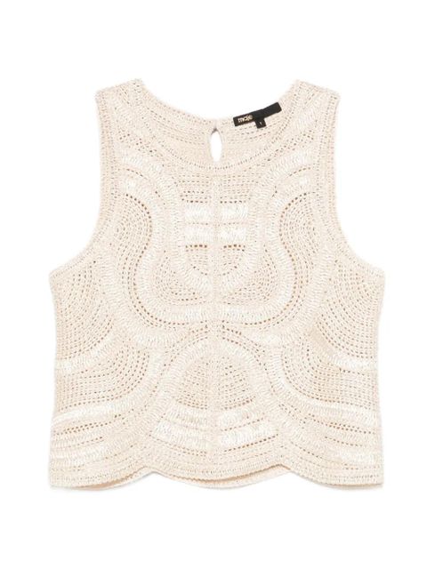 Maje crochet top - Neutrals - zdjęcie produktu nr 1