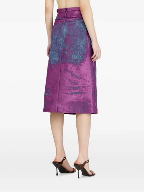 Diesel midi De-Sira-Fsi skirt - Purple