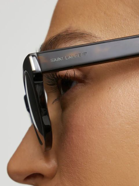 Saint Laurent okulary przeciwsłoneczne kolor brązowy SL 746