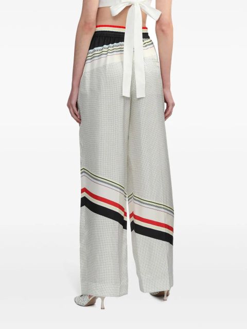 3.1 Phillip Lim Liberty wide-leg silk trousers - Neutrals