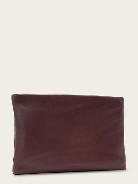 AllSaints kopertówka skórzana BETTINA kolor czerwony W647XD - zdjęcie produktu nr 2