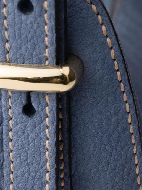 Prada Arqué small nubuck leather bag - Blue