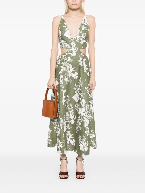 Reformation Samara dress - Green - zdjęcie produktu nr 2