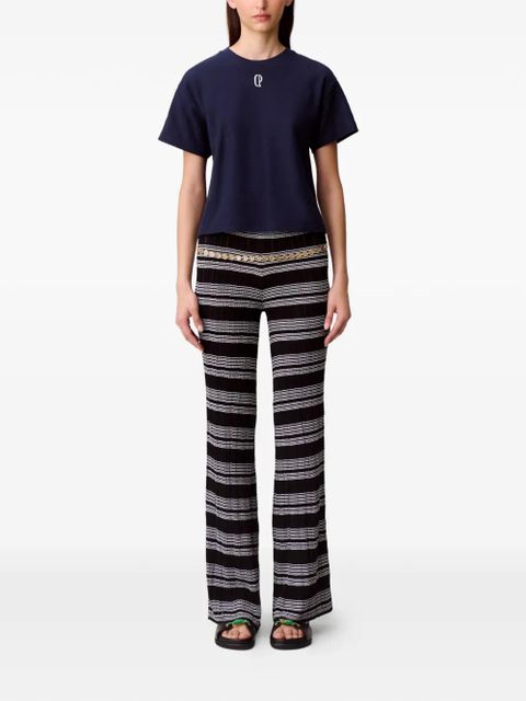 Claudie Pierlot embroidered T-shirt - Blue - zdjęcie produktu nr 2