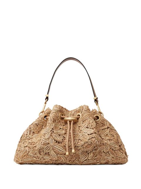 Jimmy Choo floral Bon Bon bucket bag - Neutrals - zdjęcie produktu nr 1