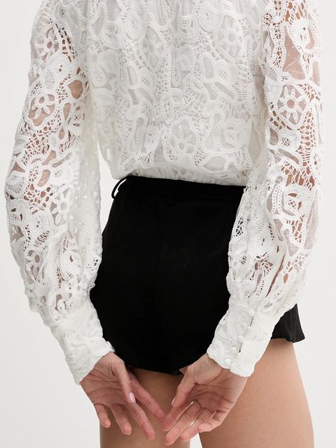 Bardot bluzka damska kolor biały wzorzysta 59730TB3