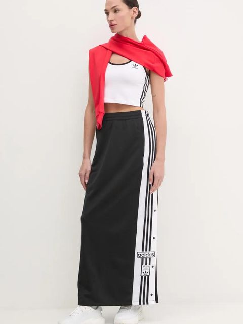 adidas Originals spódnica Adibreak Adicolor Maxi Skirt kolor czarny maxi prosta JD0923 - zdjęcie produktu nr 1