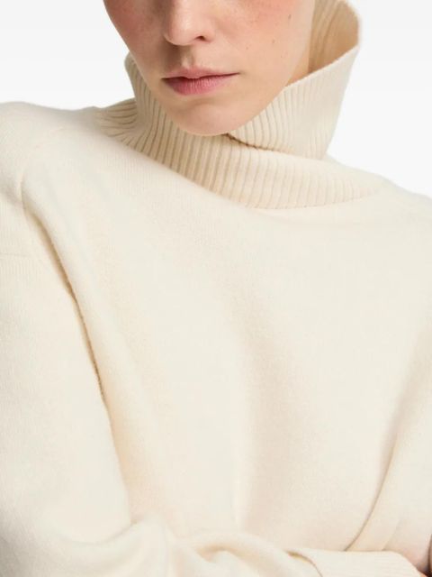 Yves Salomon turtleneck sweater - White