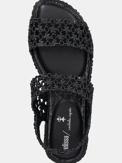 Melissa sandały MELISSA PANC SANDAL + ISABELA CAPETO damskie kolor czarny M.33440.54143