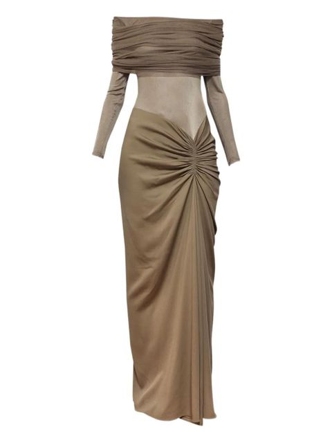 Christopher Esber Sonora off-the-shoulder dress - Neutrals - zdjęcie produktu nr 1