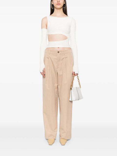 WARDROBE.NYC wide-leg tailored trousers - Brown - zdjęcie produktu nr 2