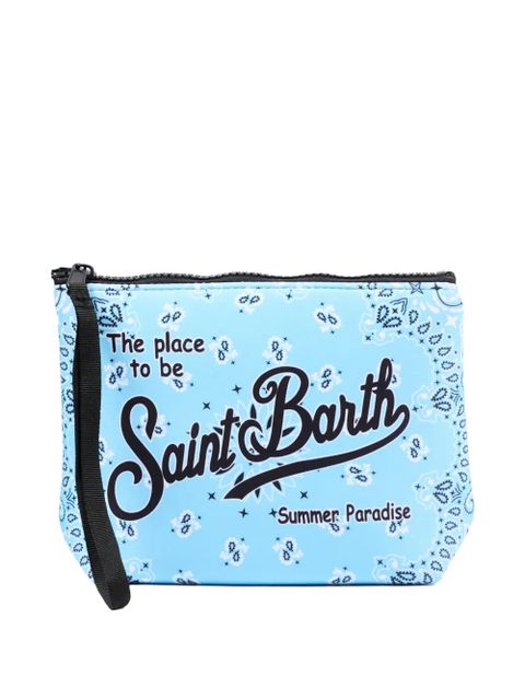 MC2 Saint Barth Aline bandana-print pouch - Blue - zdjęcie produktu nr 1