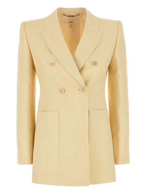 Chloé double-breasted blazer - Yellow - zdjęcie produktu nr 1
