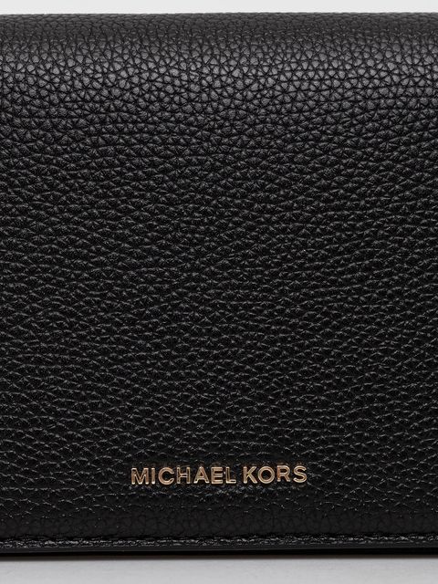 MICHAEL Michael Kors torebka skórzana kolor czarny 32T4GJ6C2L