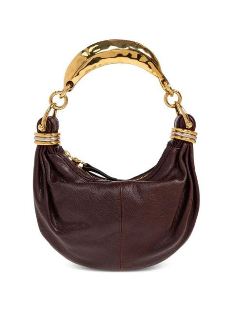 Chloé mini Bracelet leather shoulder bag - Brown - zdjęcie produktu nr 2