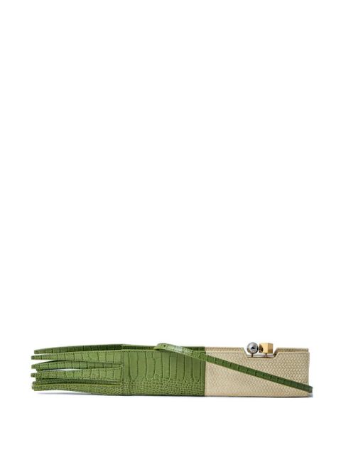 Jacquemus The Poireau leather clutch bag - Green - zdjęcie produktu nr 1