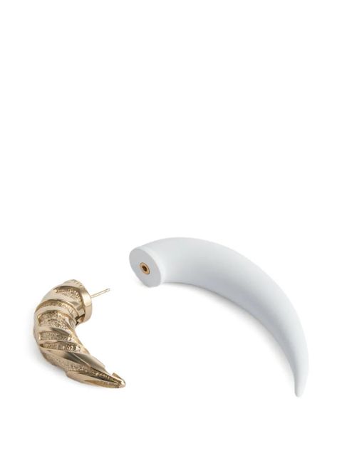 PUCCI horn-shaped earring - Gold