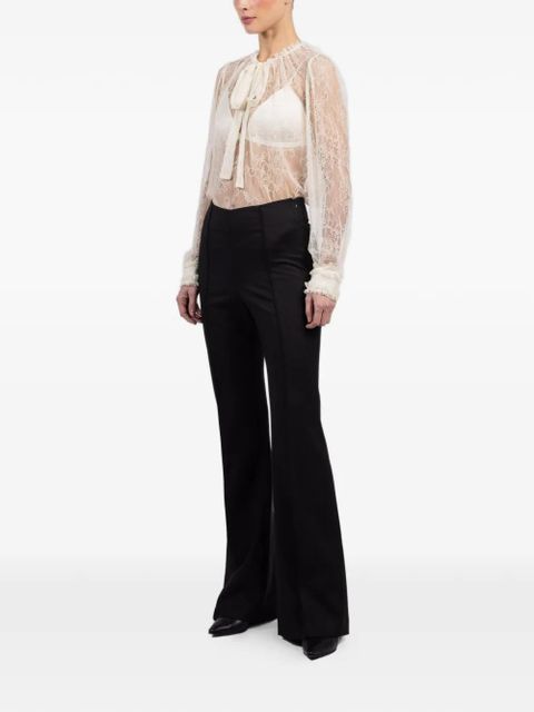 Ulla Johnson Iliana lace tie-detail blouse - Neutrals