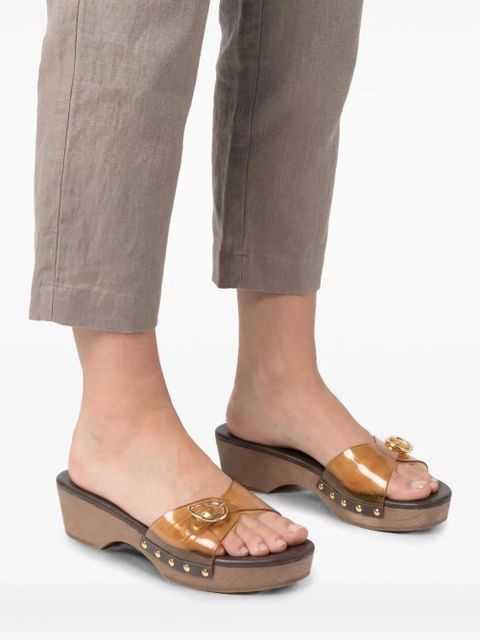 Ancient Greek Sandals Omonia buckle-detail sandals - White