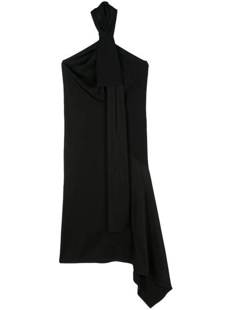 Givenchy knot-detail asymmetric midi dress - Black - zdjęcie produktu nr 1