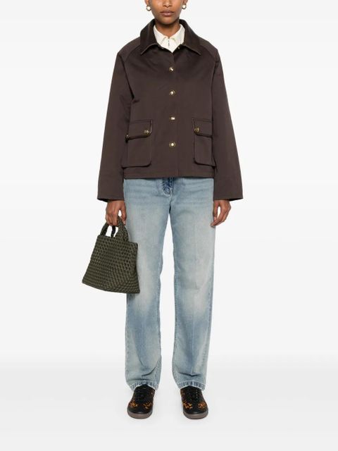 SANDRO cotton jacket - Brown