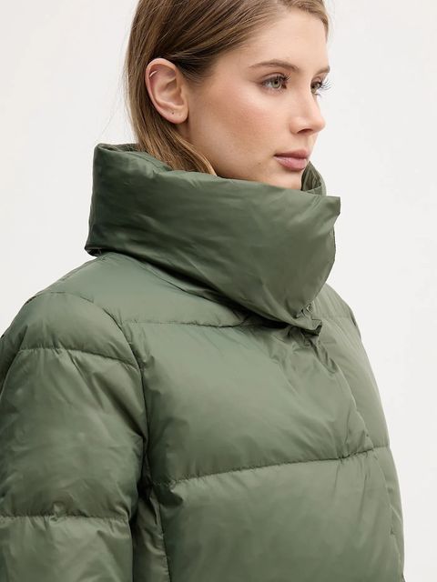 United Colors of Benetton kurtka puchowa kolor zielony zimowa 2NIWDN08X