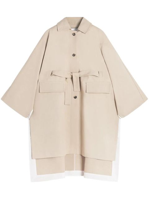 Lanvin spread-collar coat - Neutrals - zdjęcie produktu nr 1