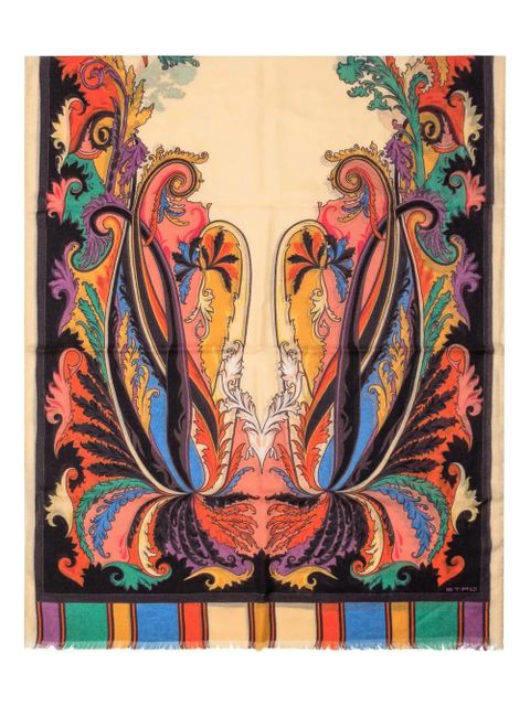 ETRO all-over printed scarf - Neutrals - zdjęcie produktu nr 1