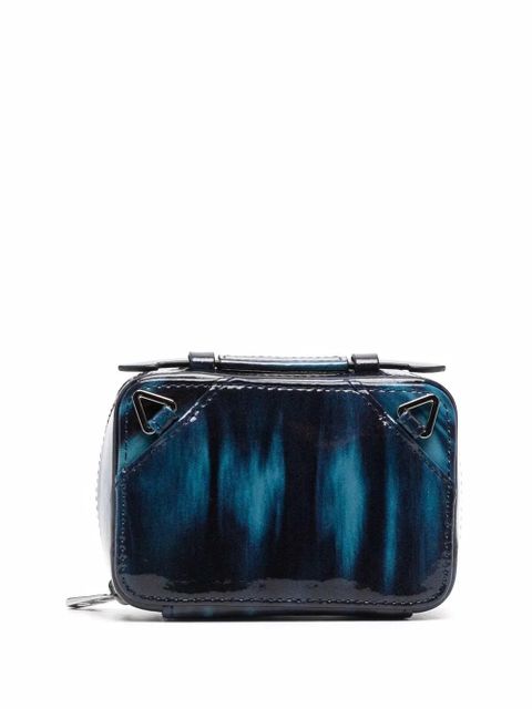 Diesel tie dye-print glossy purse - Blue - zdjęcie produktu nr 2