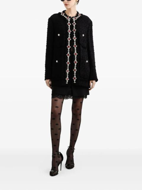 Dolce & Gabbana DNA crystal-embellished jacket - Black - zdjęcie produktu nr 2