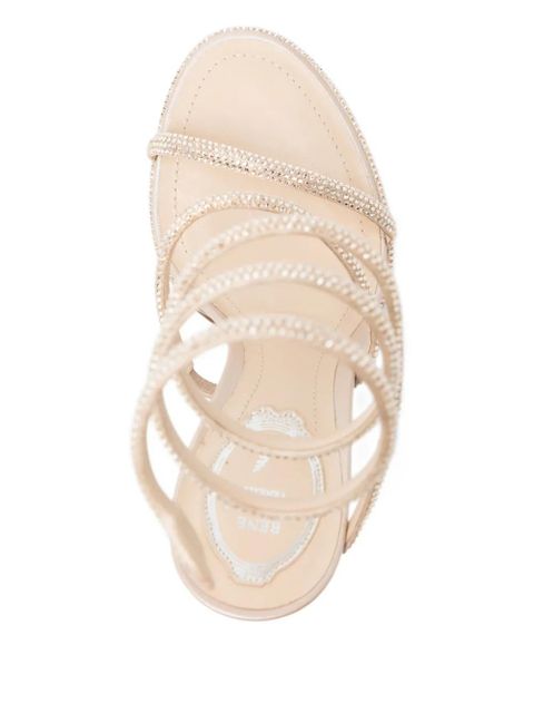René Caovilla 105mm Cleo sandals - Neutrals
